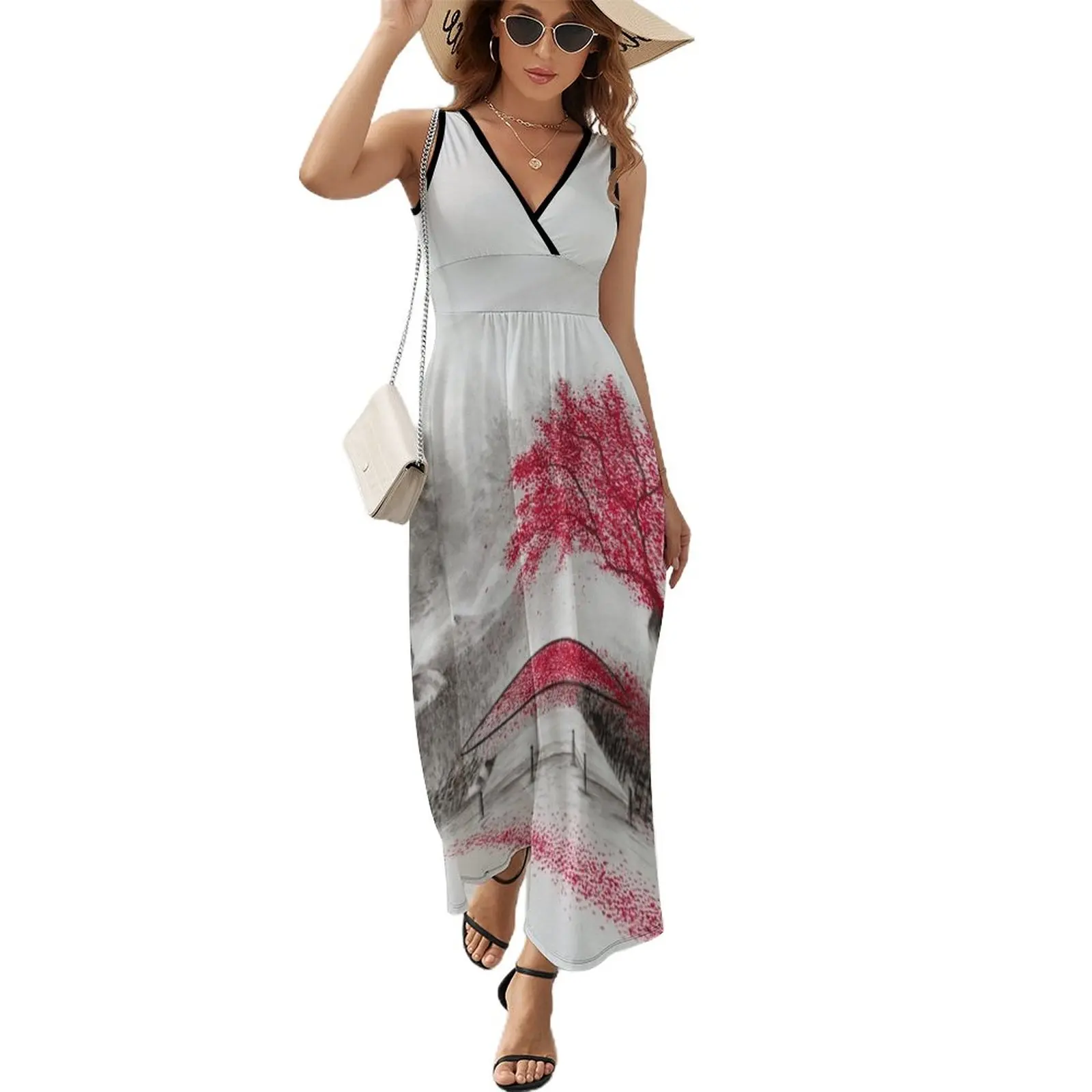 

Memories Sleeveless Dress woman sensual sexy for women birthday for women summer daily