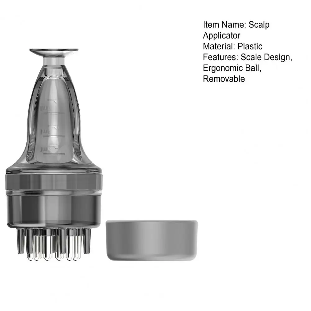 Description Picture 3 of itemScale Hair Oil Dispenser Portable Scalp Applicator Comb for Hair Growth Serum Oil Nourishment Mini Massage Tool with for Healthy