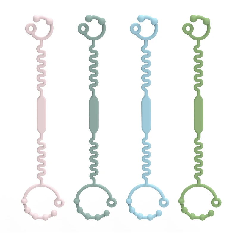 Silicone Anti-lost Chain Strap Adjustable Shell Shape Silicon Pacifier Holder Chain Baby Teether Toys Straps Stroller Accessorie Pacifier Chain Pacifier Clip Pacifier Accessories Stroller Accessories Baby Silicone Accessories Teething Toys Teething Toy Tethers