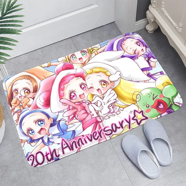 Ojamajo DoReMi Doormat: Stylish Flannel Mat for Every Room