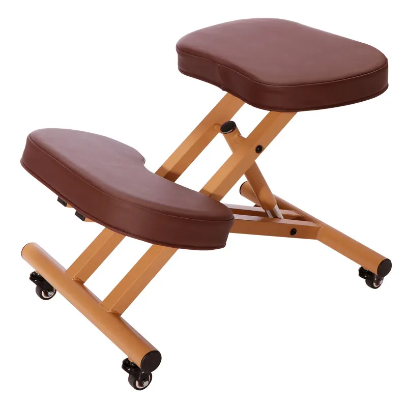

PC35 kneeling ergonomic wooden chair kneeling office chair wooden kneeling chair