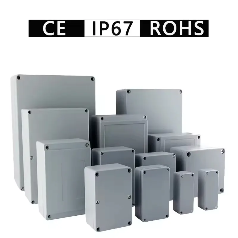 Waterproof Aluminum Electronics Housing - IP67 Outdoor Metal Junction Box