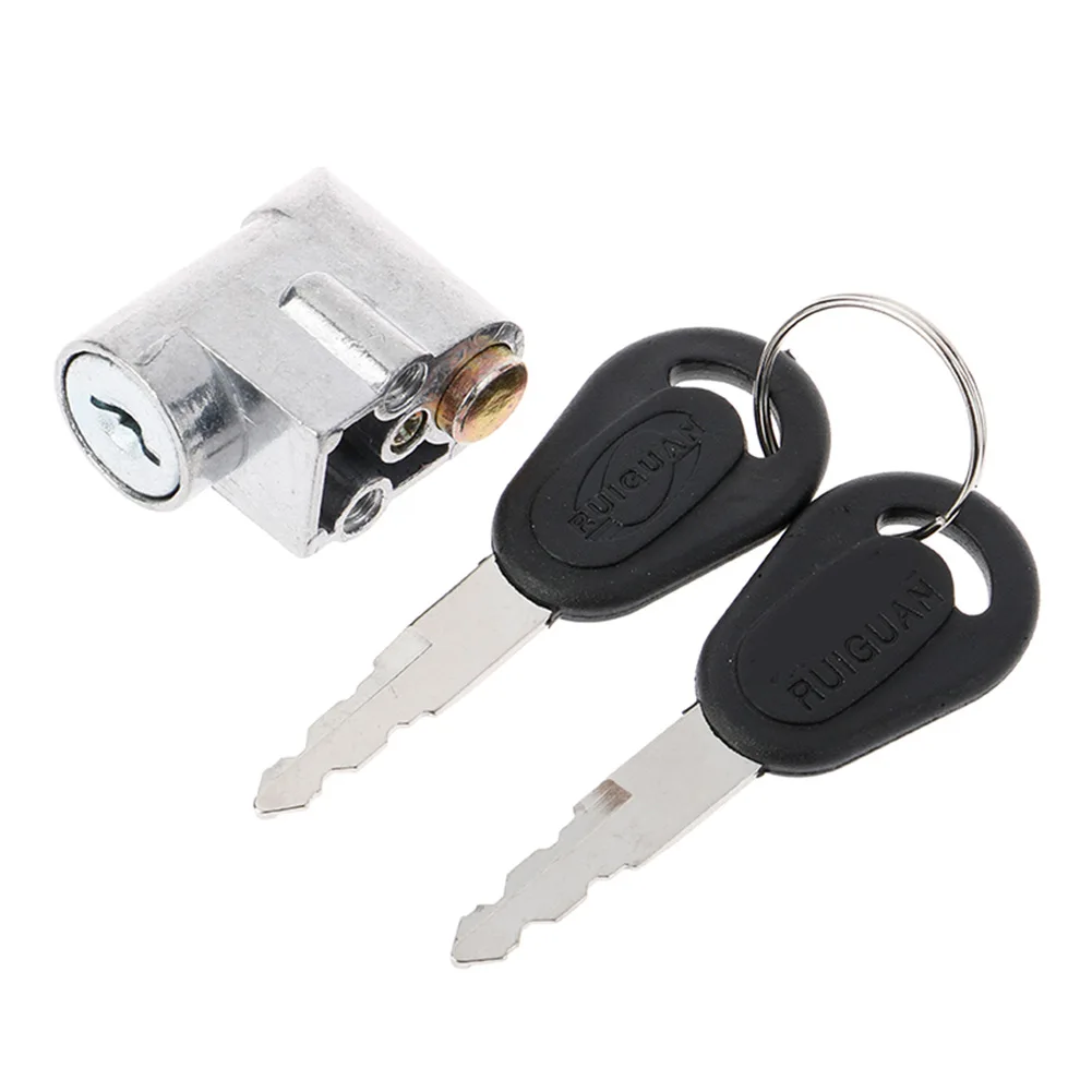 1Set Ignition Switch Battery Safety Lock With Keys Suitable For Motorcycle Electric Bike Scooter Metal Material Replacement veikk vk430 graphics tablet digital drawing tablet with 8192 levels pressure sensitivity 5080lpi resolution 4 express keys