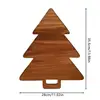 Cutting Board Christmas Tree Butter Bread Pizza Wooden Plate Cute Boards Fruit Tray Dessert Plate Trees kitchen tool 5