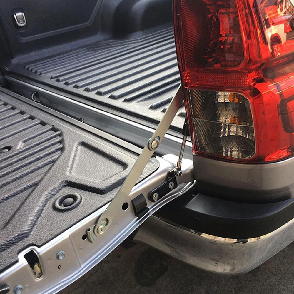 Car Tailgate Support Rod For Toyota Hilux GUN125 Revo 2015- Car Rear Tailgate Slow Down Lift Strut Bar Gas Shock Damper car tailgate support rod