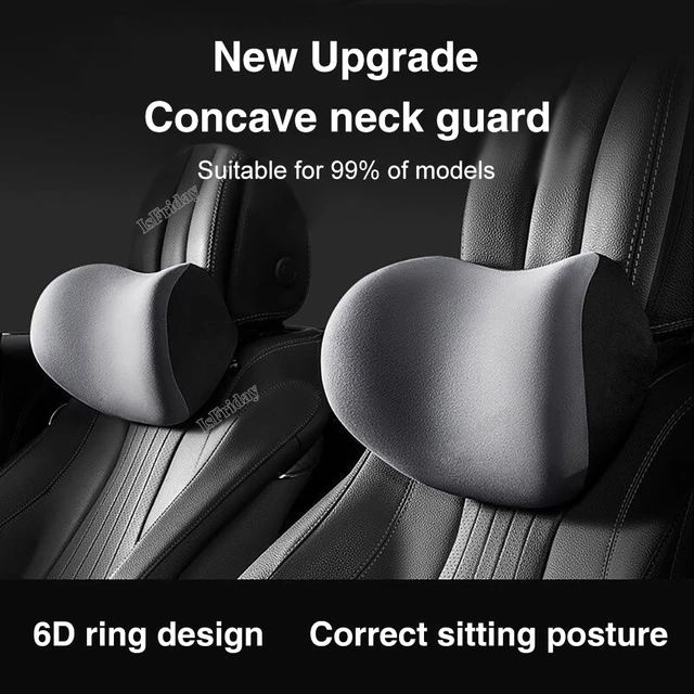Memory Cotton Neck Pillow Car Seat Pillow Support Auto Lumbar Cushion  Comfortable and Breathable Car Headrest Lumbar Support - AliExpress