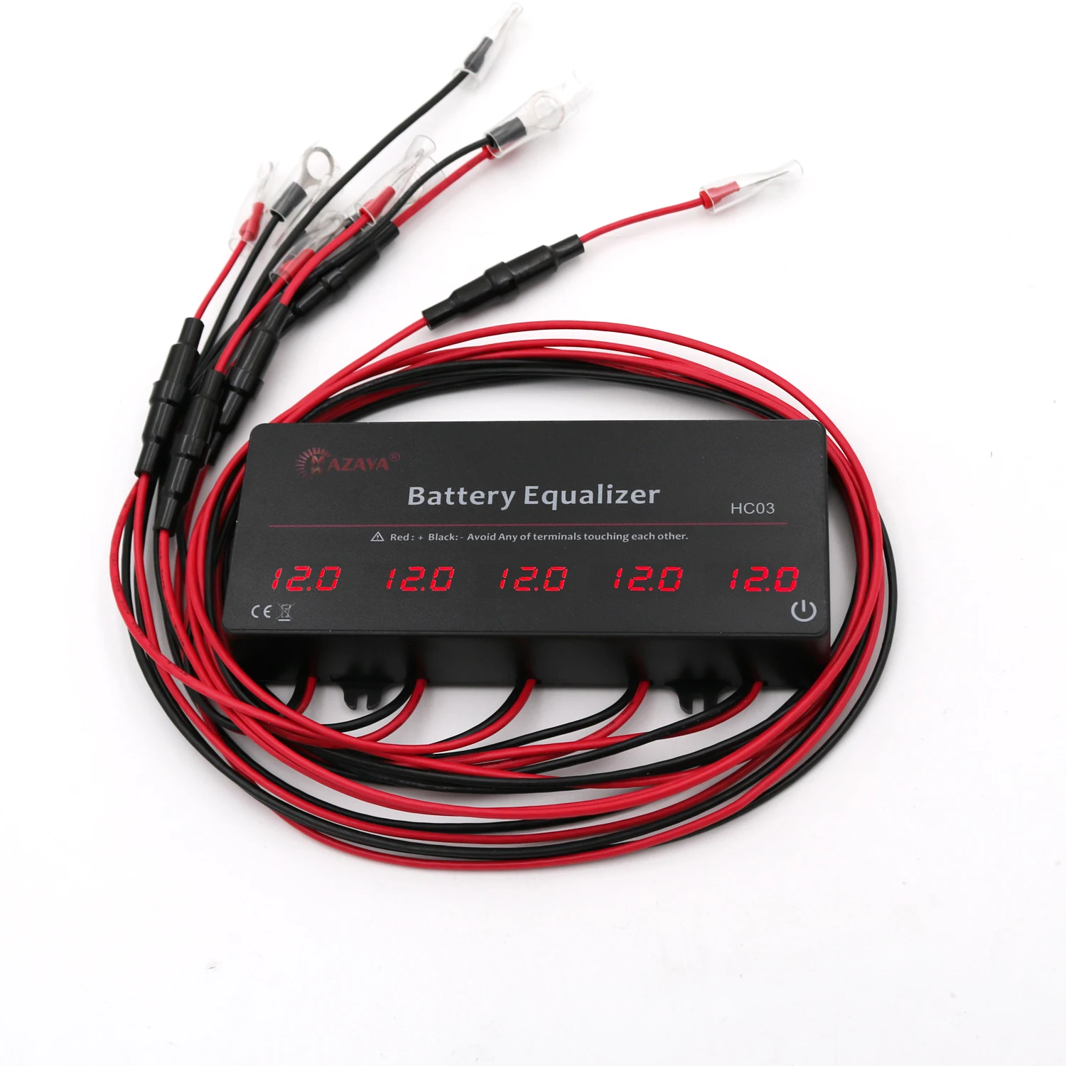 MAZAVA 5S HA03 HC03 Battery Equalizer For 12V24V36V48V60V Active Lead Acid Touch Switch 5x12V Battery Controller