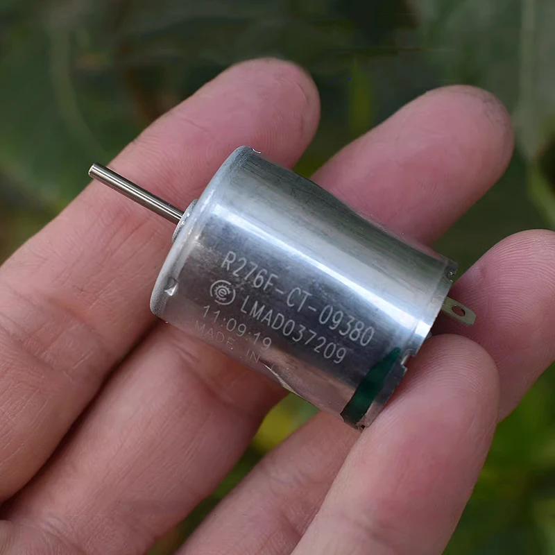 RF-370CB R276F-CT-09380 6극 로터 미니 370 DC 전기 모터 12V 13.5V 18V 3700RPM 저속 무소음 마이크로 24mm 원격 제어용