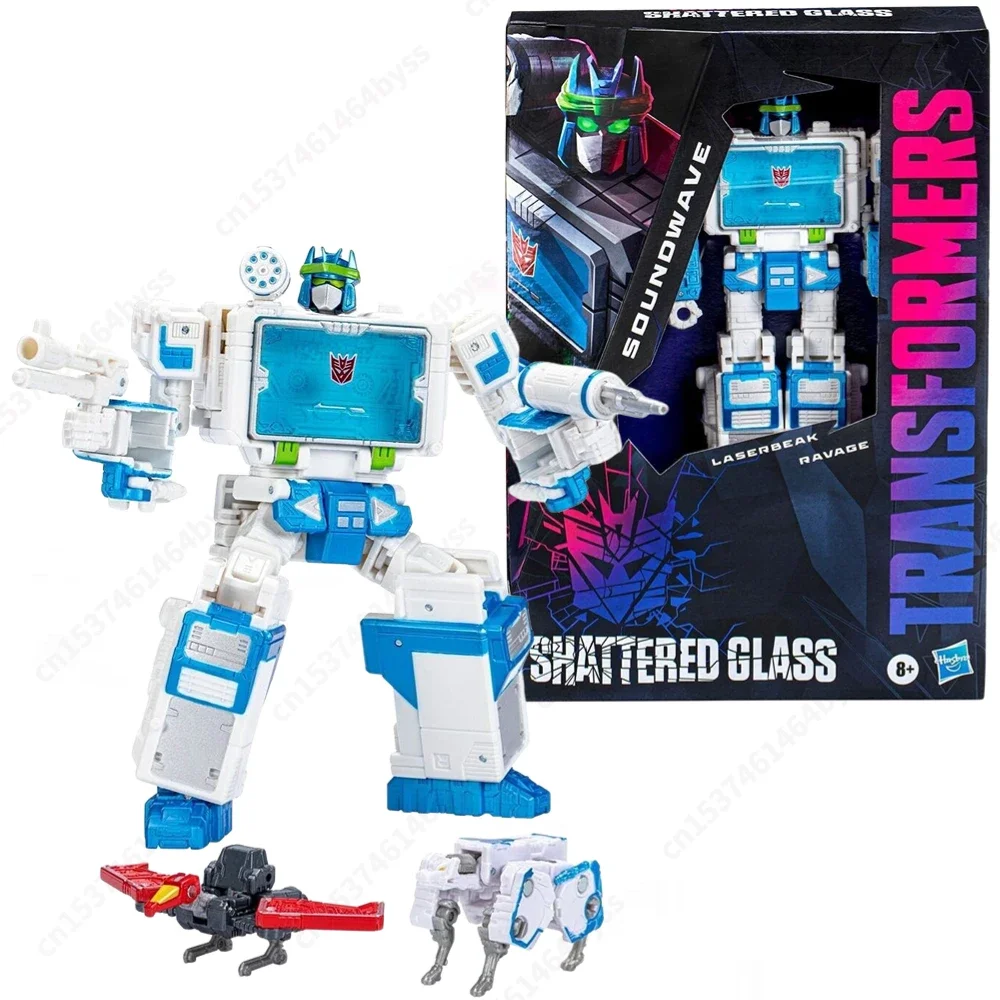 In Stock Transformers Generazioni In Vetro Frantumato Soundwave Action Figure Toy Gift Collection