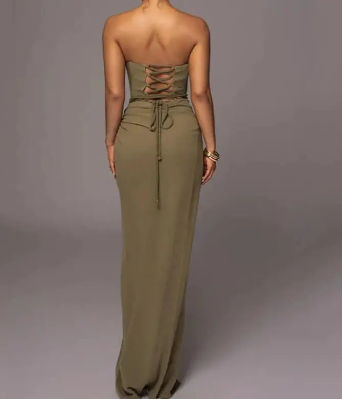 Рисунок 4 - Женское длинное платье на завязках