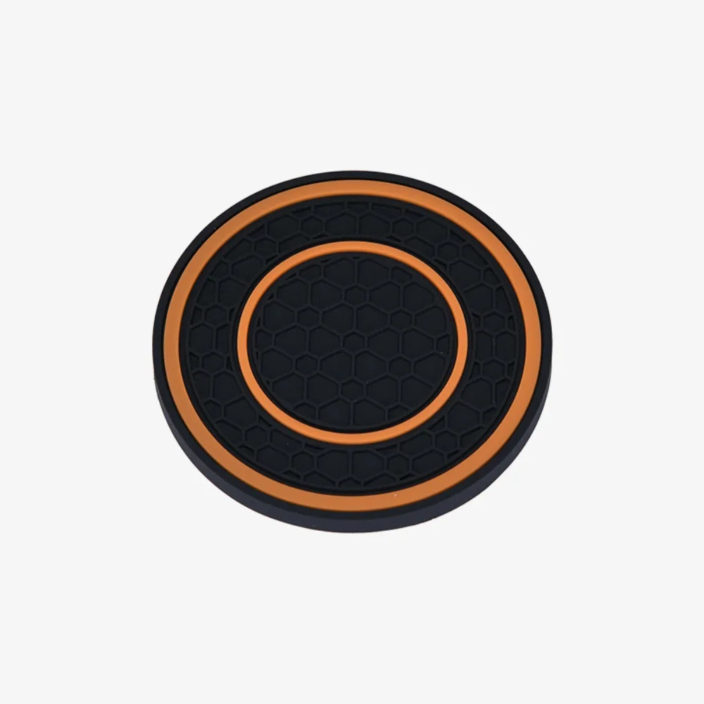 Universal Anti-Slip Car Coasters PVC Sift-Proof Car Bottle Holder 7cm 2.76inch Drink Holder 2pcs cup holder coasters car coaster pads