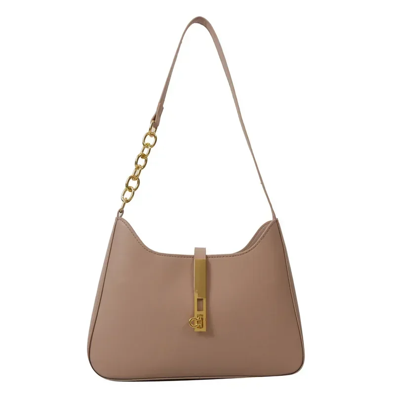 Women's Bags Luxury PU Leather Shoulder Bag for Women Casual Solid Color Design Handbags Brand Purse 2026 Fashion Shopper Clutch 10