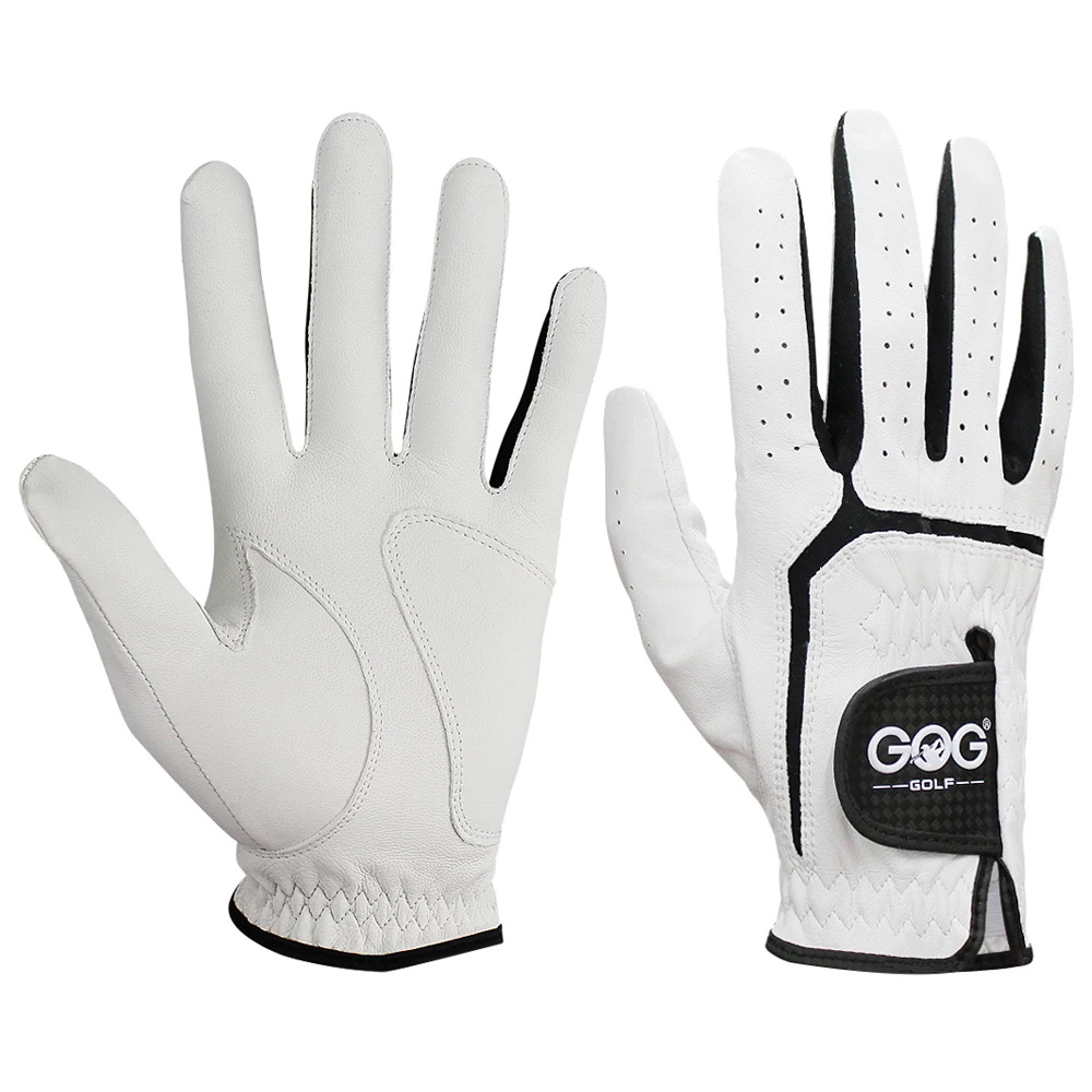Pack 1 Pcs Men Golf Gloves Sheepskin Leather Left/Right Hand Cool