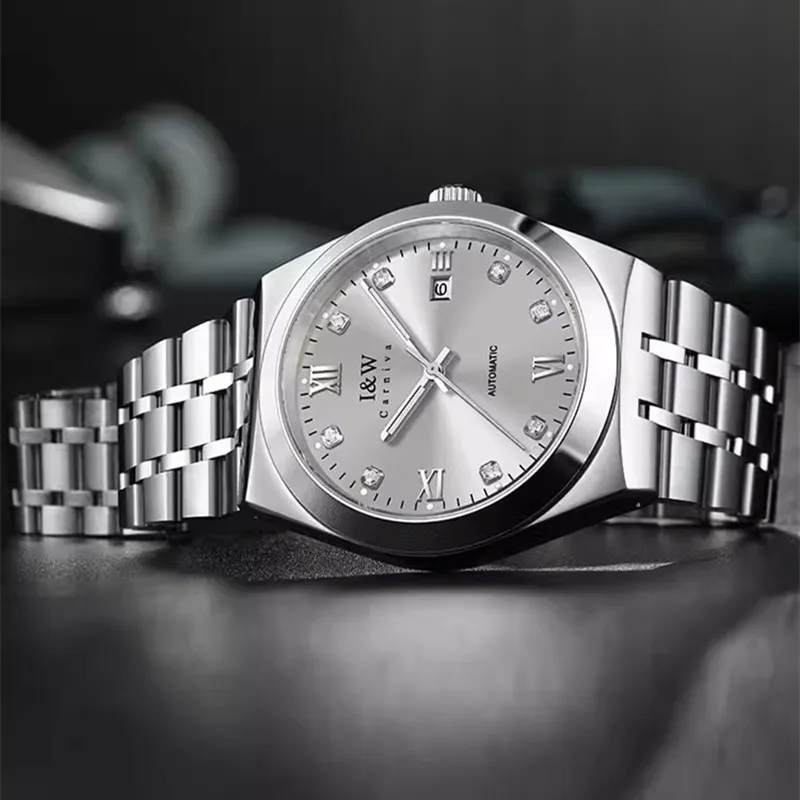 

Relogio Masculino CARNIVAL Mechanical Business Watch for Men Brand Luxury Man Automatic Wrist Watch Waterproof 2024 Reloj Hombre