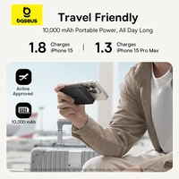 Baseus Qi2 Magnetic Power Bank 10000mah 15W Wireless Charging 22.5W Wired Charge Qi2-Certified for iPhone 16 15 14 13 12 Pro Max - Image 3