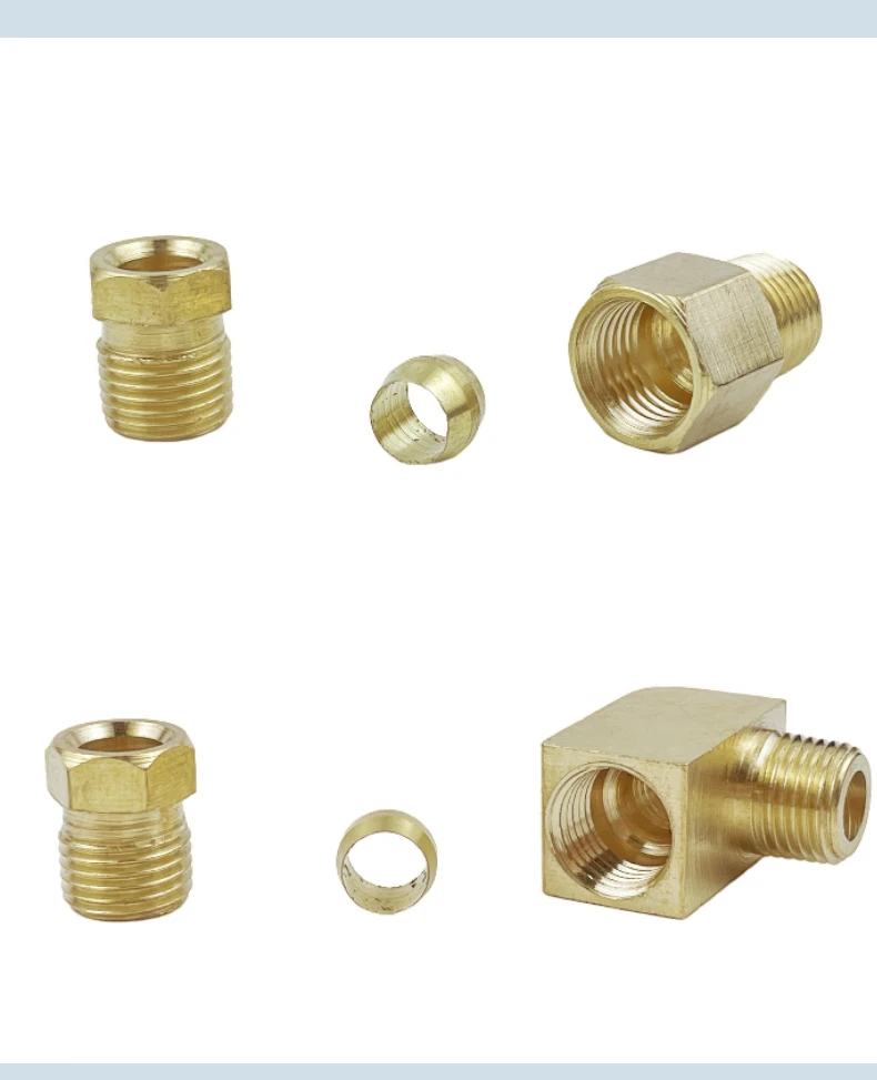 Rechtwinkliger Messingstecker/Kupplung PL-406 für zentralisiertes Schmiersystem/CNC-Maschinenzentrum – Detail 6