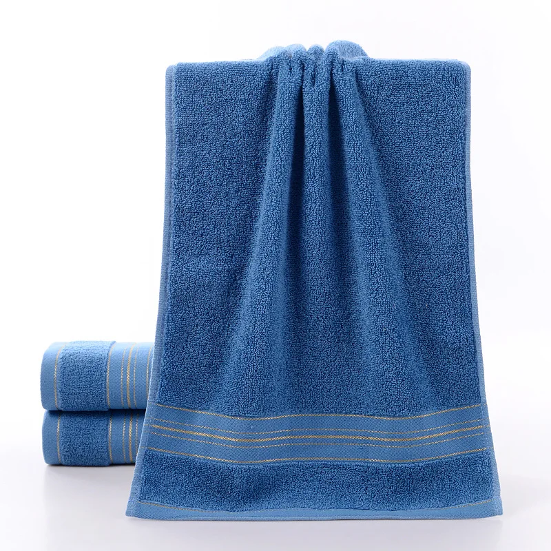 Cotton Towel Thickened Absorbent Face Towel For Bathroom hotel Luxury Bath Towel 33*74cm wholesale 2