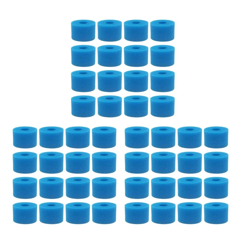 48Pc Per Intex Pure Spa Cartuccia Filtro Per Vasca Idromassaggio In Schiuma Lavabile Riutilizzabile Tipo S1