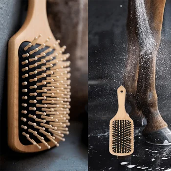 Brushing Horsehair And Horse Tail 5