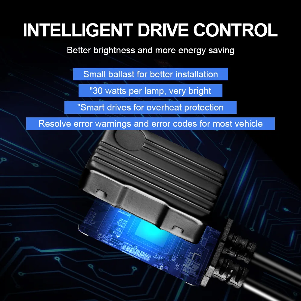 ZTZPIE 6000K 9005/HB3 9006/HB4 H1 H8 H7 H4 H11 H9 9012 Powerful EMC Canbus Led Headlight For Car Fog Light Bulb 30000LM 120W