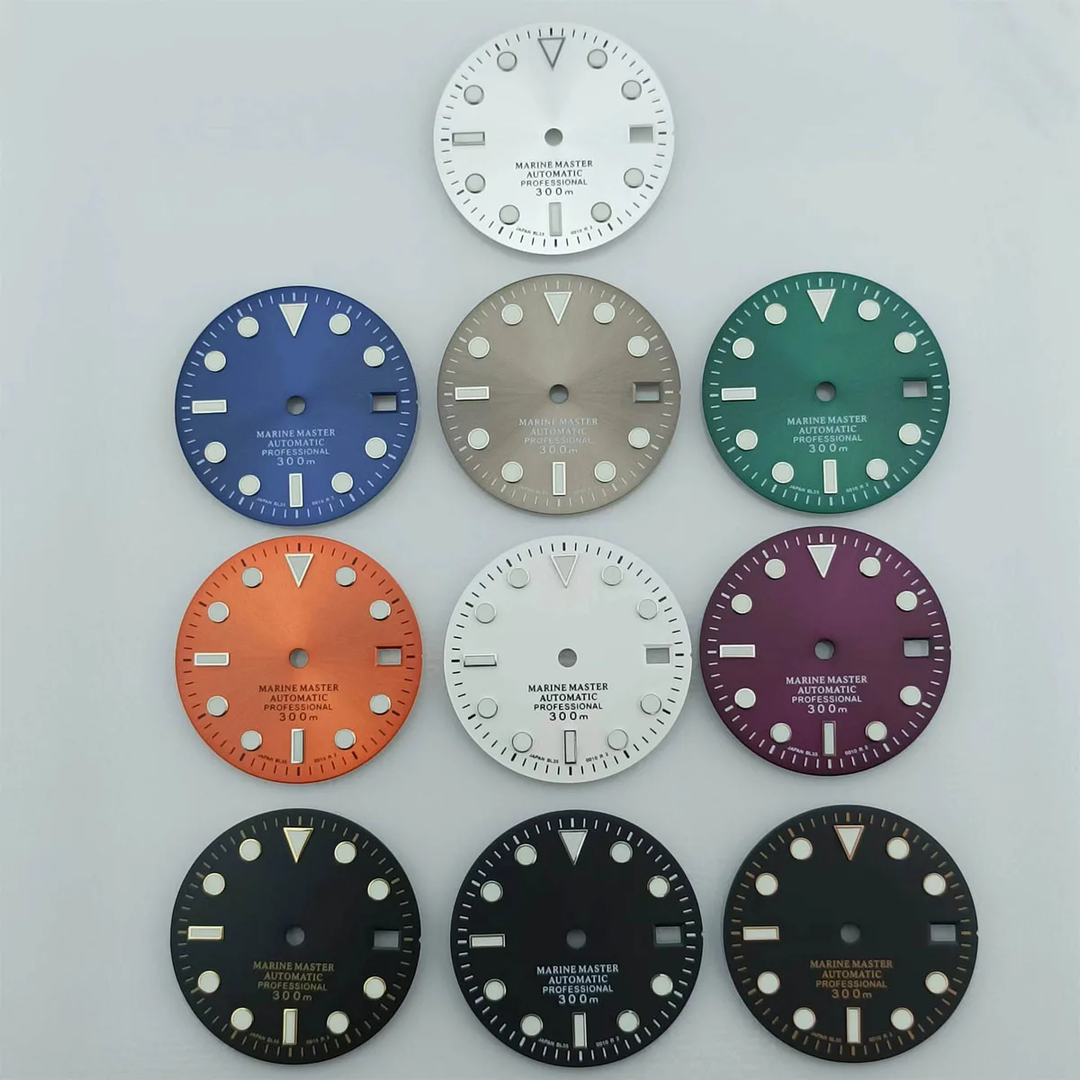 

NH35 dial 28.5mm dial Green luminous hand Green luminous suitable for NH35/NH36 movement watch accessories repair too