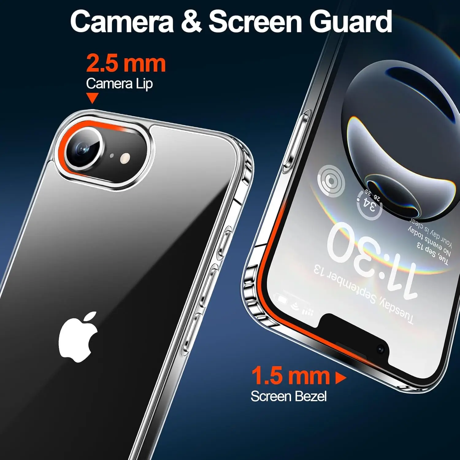 Crystal Clear Anti-Yellowing Phone Case - Premium Protective Cover Accessory
