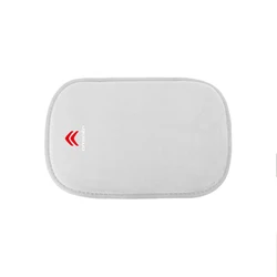 Deluxe Fur Anti - Slip Car Armrest Box Protective Cover (White   Citroen)