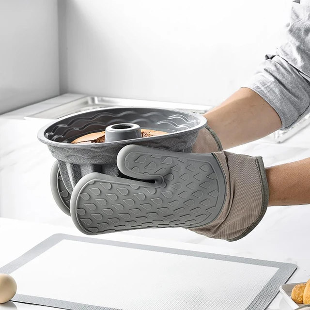 1Pc Oven Mitt Kitchen Accessories Easy To Clean Non-slip Heat
