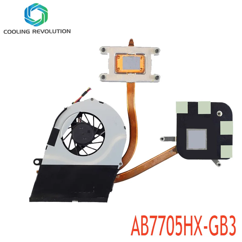 Laptop Heatsink Cooling Fan FBI3CBLFTA AB7705HXGB3 for TOSHIBA L750