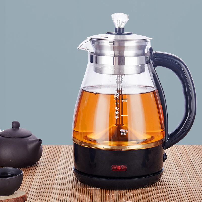 800ml Electric Kettle Tea Maker Automatic Steam Spray Teapot with Filter  Glass Health Pot Thermo Pot Boil Water Kettle 220V - AliExpress