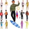 Christmas Ken Doll Clothes Sportswear Daily  For Ken Doll Clothing Accessories Doll Overcoat Surf Boat Children's Toys Gift 1