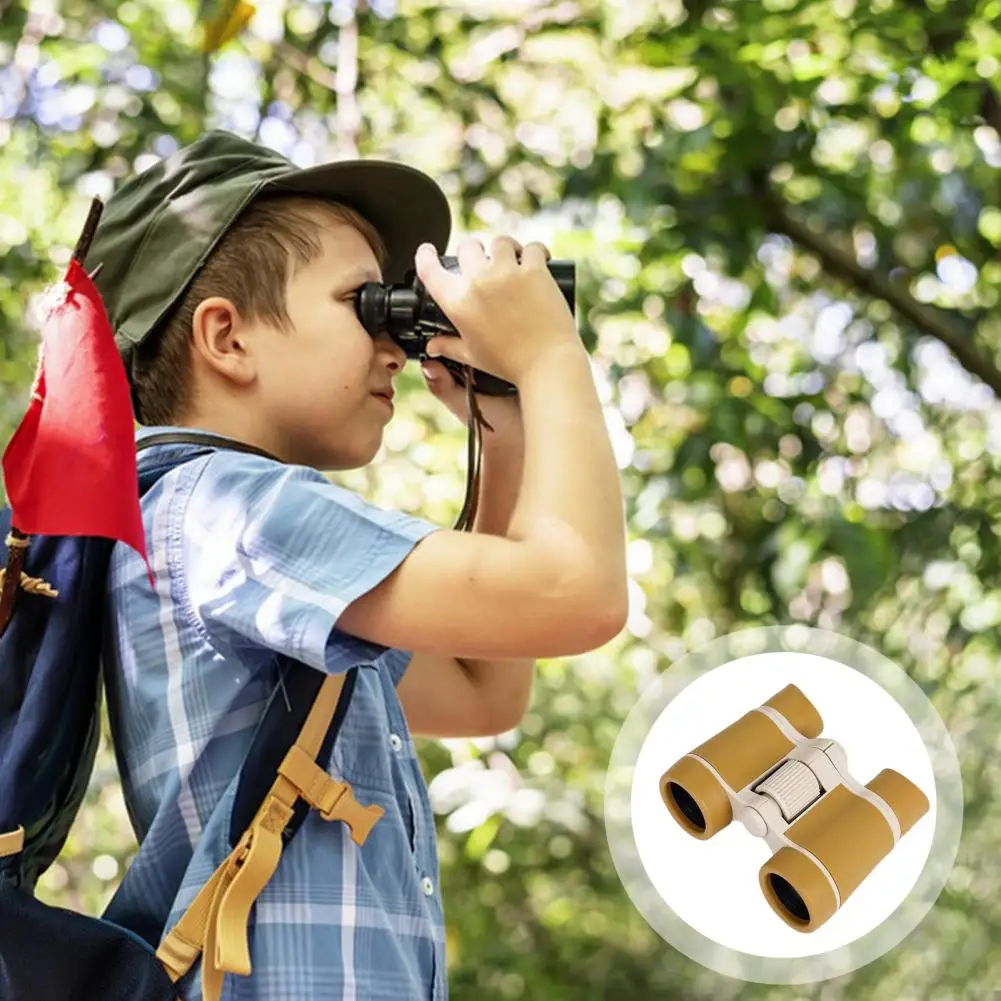

Camping Binoculars Compact Size Portable Outdoor Bird Watching Kids Binoculars High-resolution Long Viewing Range Toddler Toy