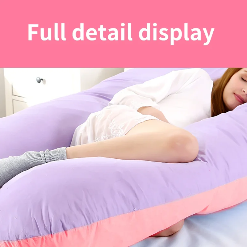 U-shaped Maternity Pillow Waist Support Pillow Core Side Sleeping Pillow Pregnant Pillow Can Be Disassembled Nursing Maternity