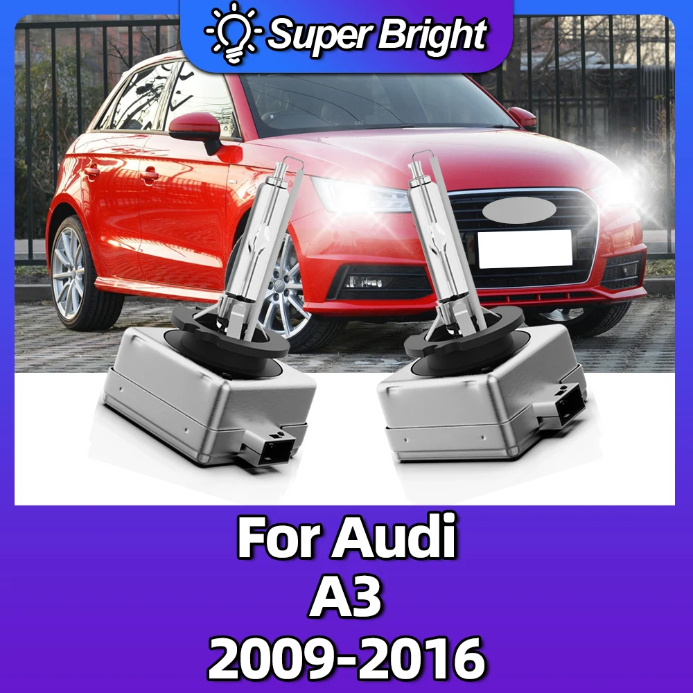 

12V 35W High Bright 2Pcs Bulbs HID Xenon Headlight D3S Lamp 6000K Auto Light For Audi A3 2009 2010 2011 2012 2013 2014 2015 2016