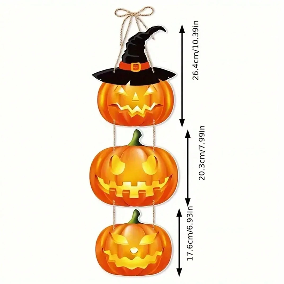 1 piece, pumpkin bat door hanging ornament for Halloween party,Decorate the Halloween pendant for the ghost Festival scene