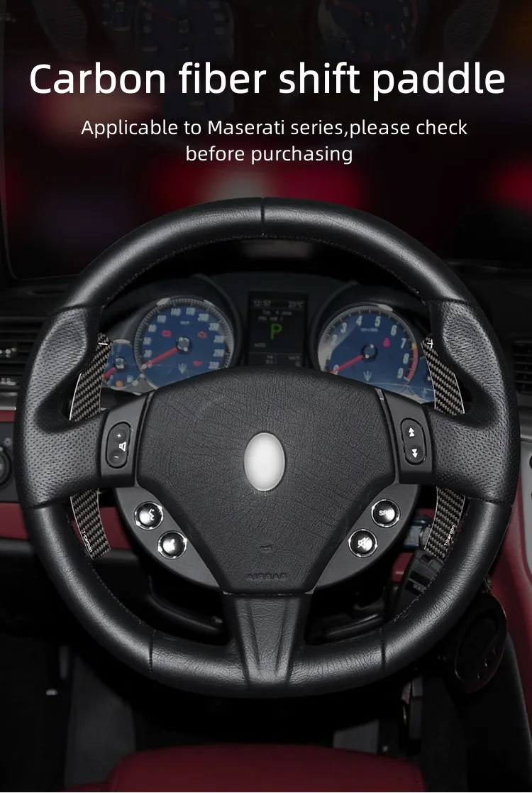 Carbon Fiber Replacement Type Paddle Shift For Maserati T-carbon Steering Wheel Shift Paddles