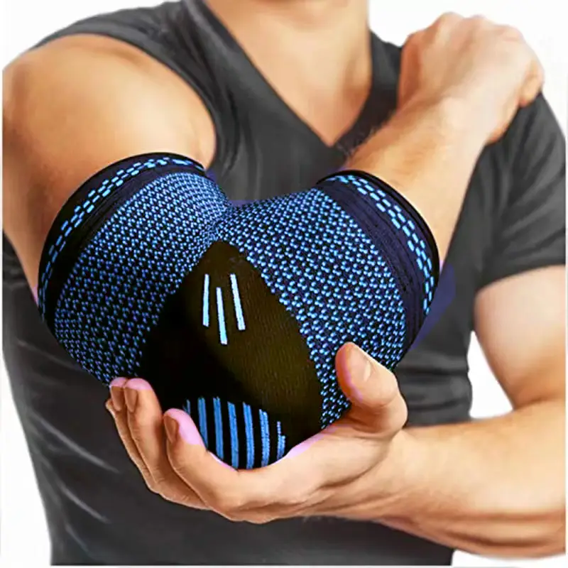 1PCS Elastic Elbow Brace Arm Sport Support Elbow Sport Safety Cotoveleira Breathable Arm Sleeve Elbow Pads Compression Coderas - Image 9