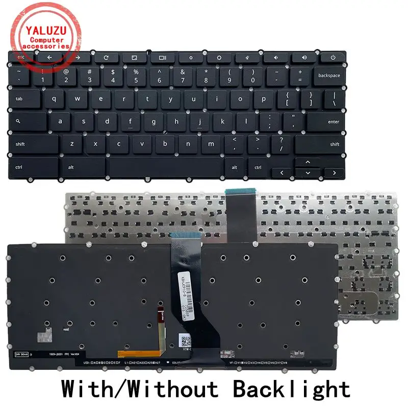 Nuova Tastiera Per Laptop Inglese Usa Per Acer Chromebook 15 C910 Cr11 C738T Cb3-431 Cb3-431 Cb5-571 Cb3-531
