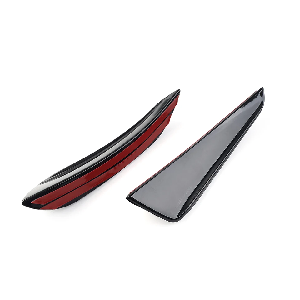 Alerón Delantero Para Coche - Kit De 6 Piezas De Goma Con Diseño Fibra De Carbono, Protección Antirayaduras