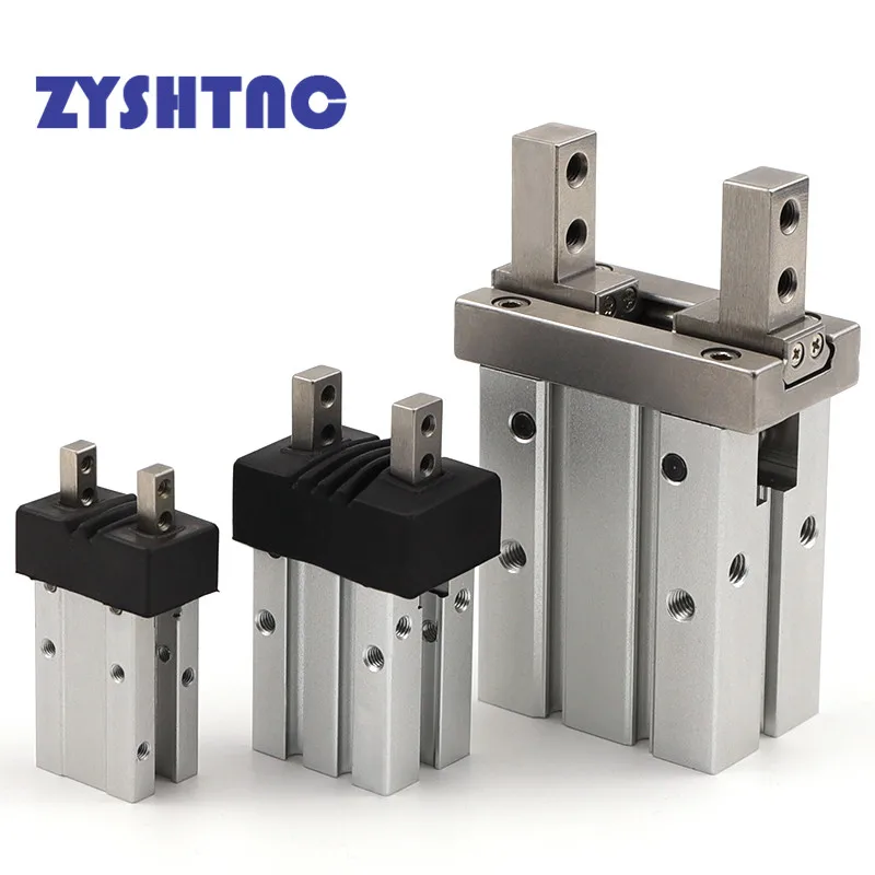 SMC 유형 공기 공압 병렬 그리퍼 MHZ2-10D 6D MHZ2-16D MHZ2-20D 32D 40D S C 알루미늄 클램프 손가락 실린더