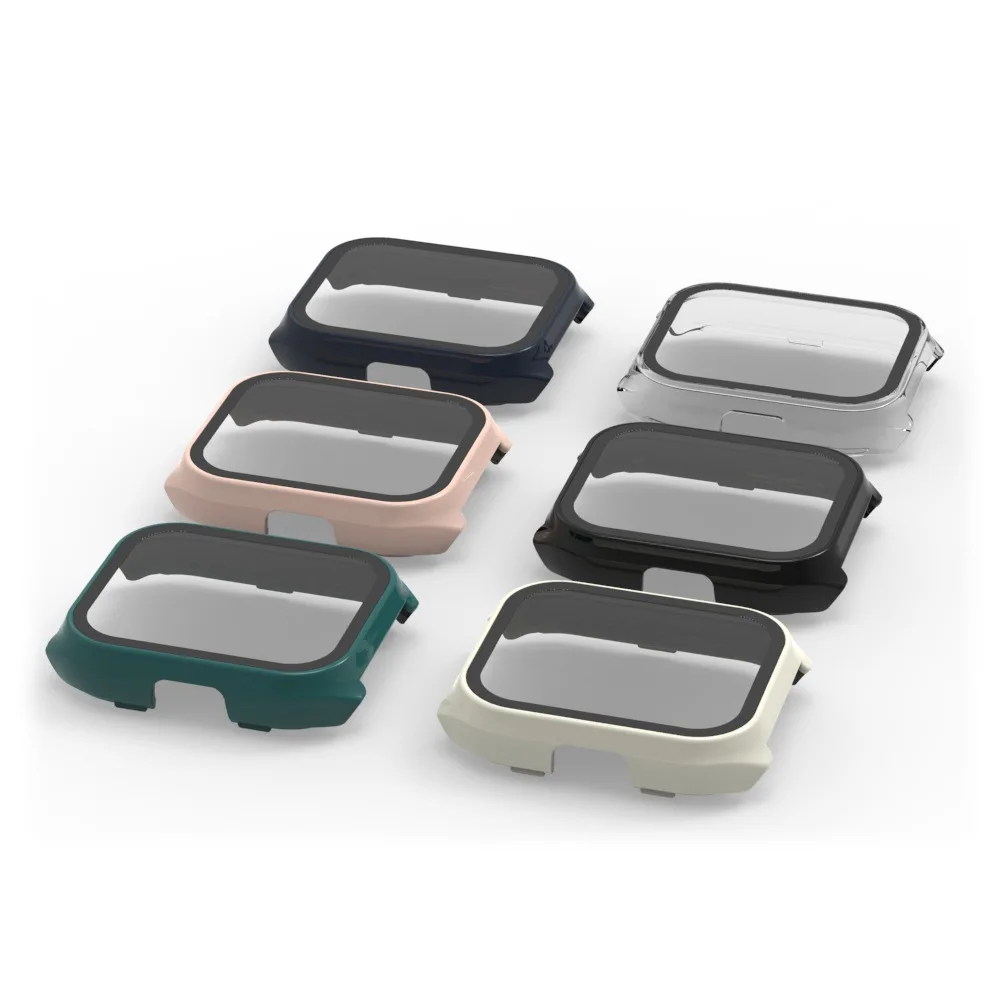 Haylou Watch 2 Pro 2Pro 풀 커버리지 범퍼 용 9H 유리 + PC 케이스 Haylou Watch2 Pro 커버 용 스마트 시계 쉘 화면 보호기