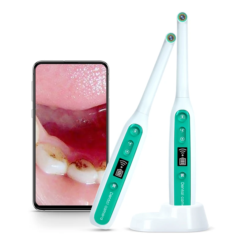 

Portable Mouthwatch Intraoral Camera Loupe Lights Wifi Wireless 1080P 2MP HD Dental Teeth Microscope with Camera