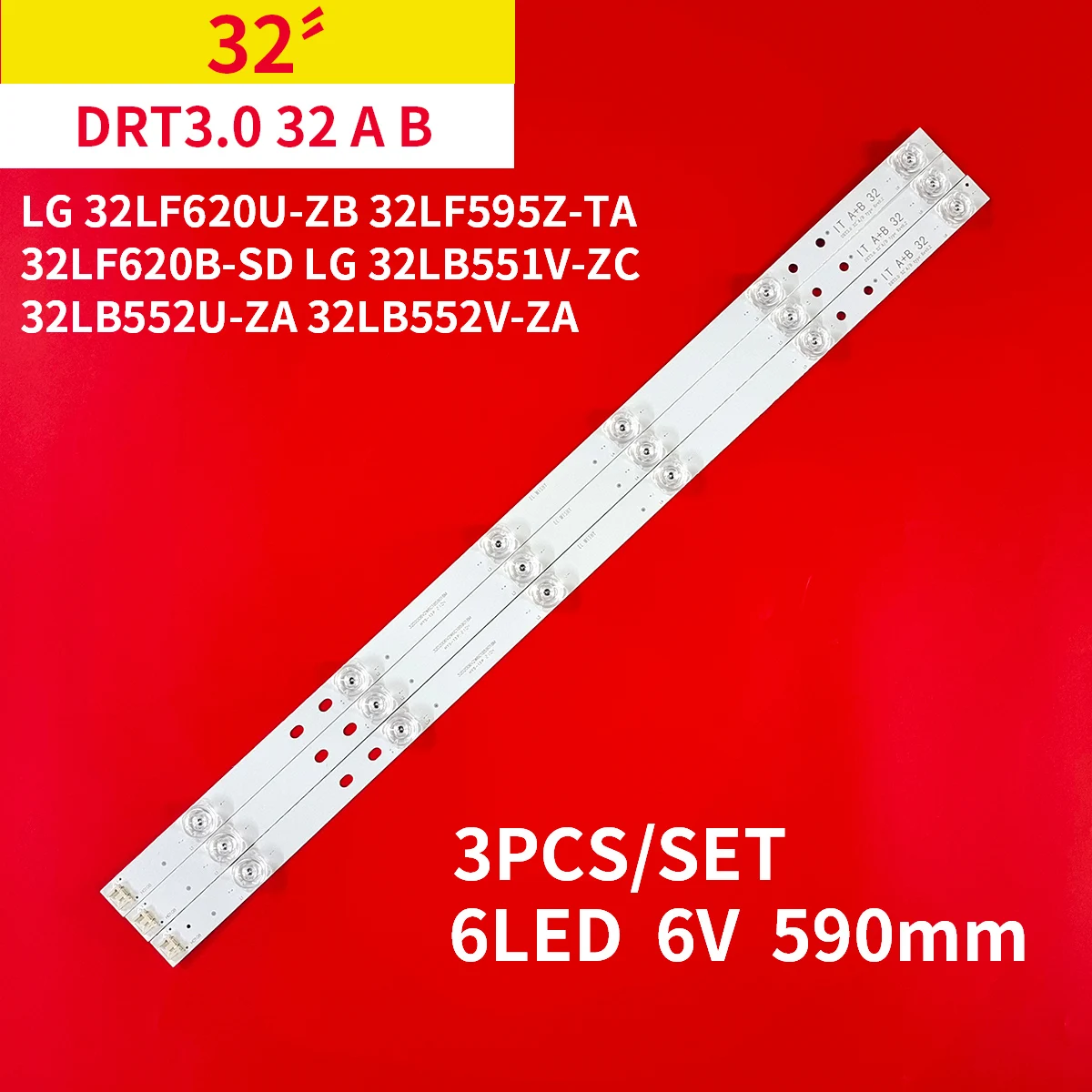 15Pcs Led Backlight Strips Voor Lg 32 "Tv 32LF620U ZB 32LF595Z TA