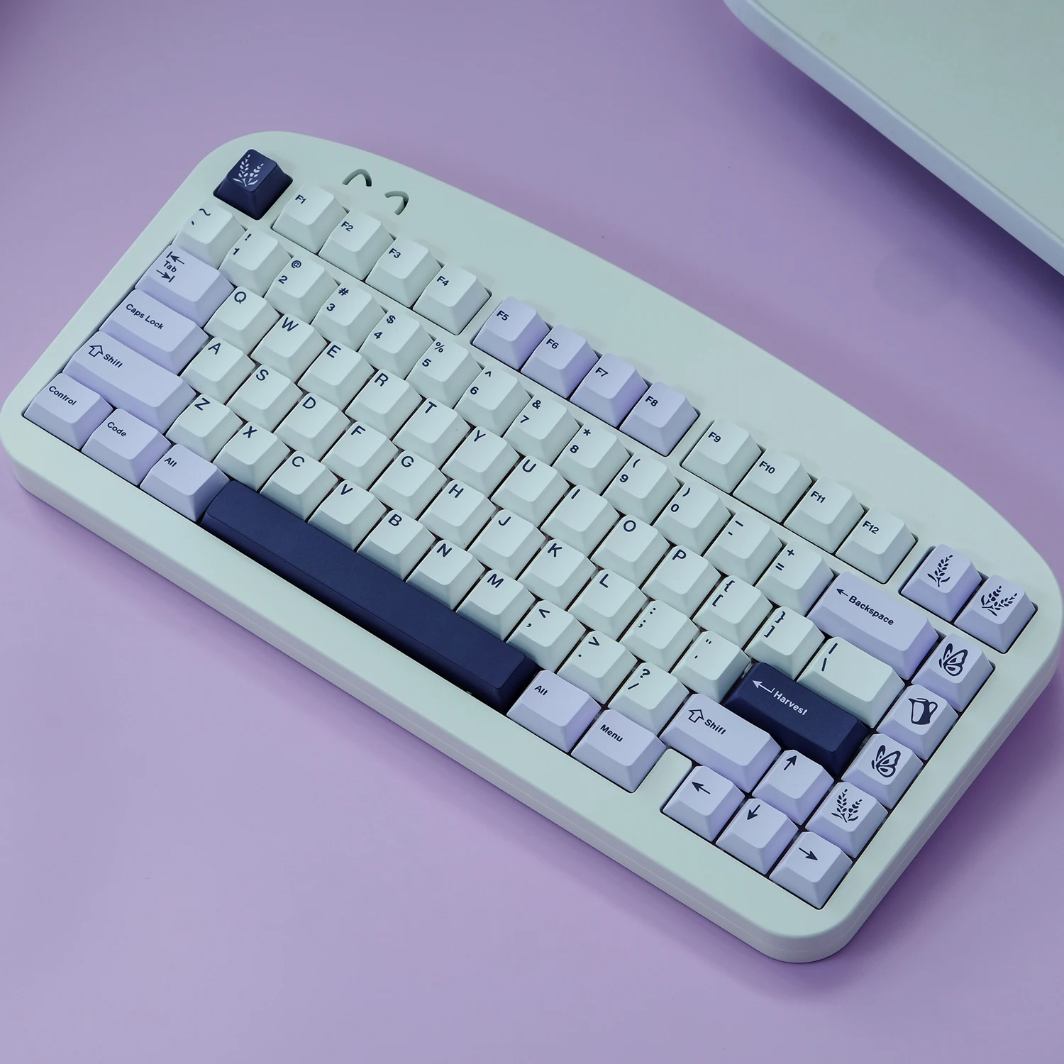 168 Teclas Inglês GMK Lavender Keycaps Cereja