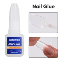 1/5pcs 10g Large Capacity Quick Drying Nail Glue False Nails Strong Adhesive Nails Tip Gel Long-lasting Waterproof Nail Art Tool 1