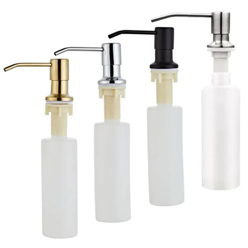 Soap dispenser high quality soap bottle replacement sink soap stainless steel 1pcs head home kitchen liquid lotion practical