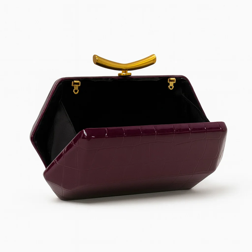 Luxury Design Top-Handle Bag For Women Evening Handbag Long Purse Crocodile Pattern Crossbody Shoulder Bags Fashionable Outfits