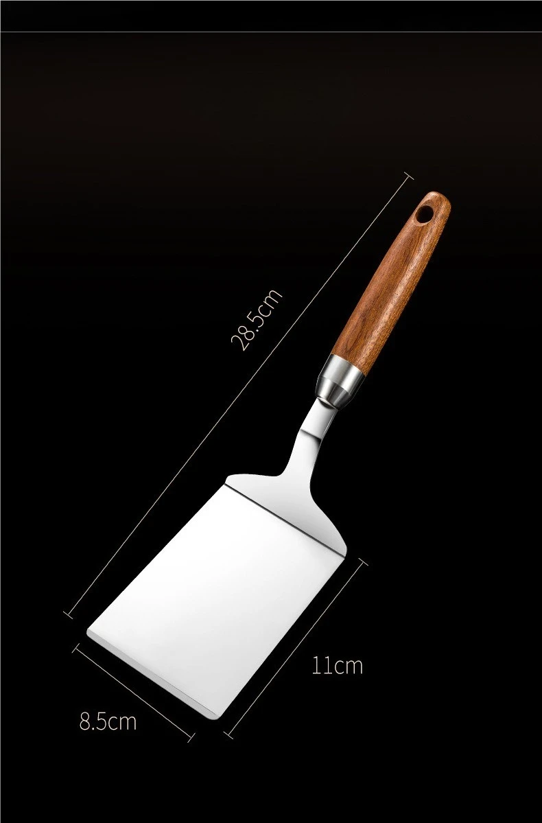 Description Picture 5 of itemStainless Steel Frying Shovel Kitchen Household Tiramisu Shovel Flat Shovel Pancake Tool Pancake Pan Spatula Daily Use