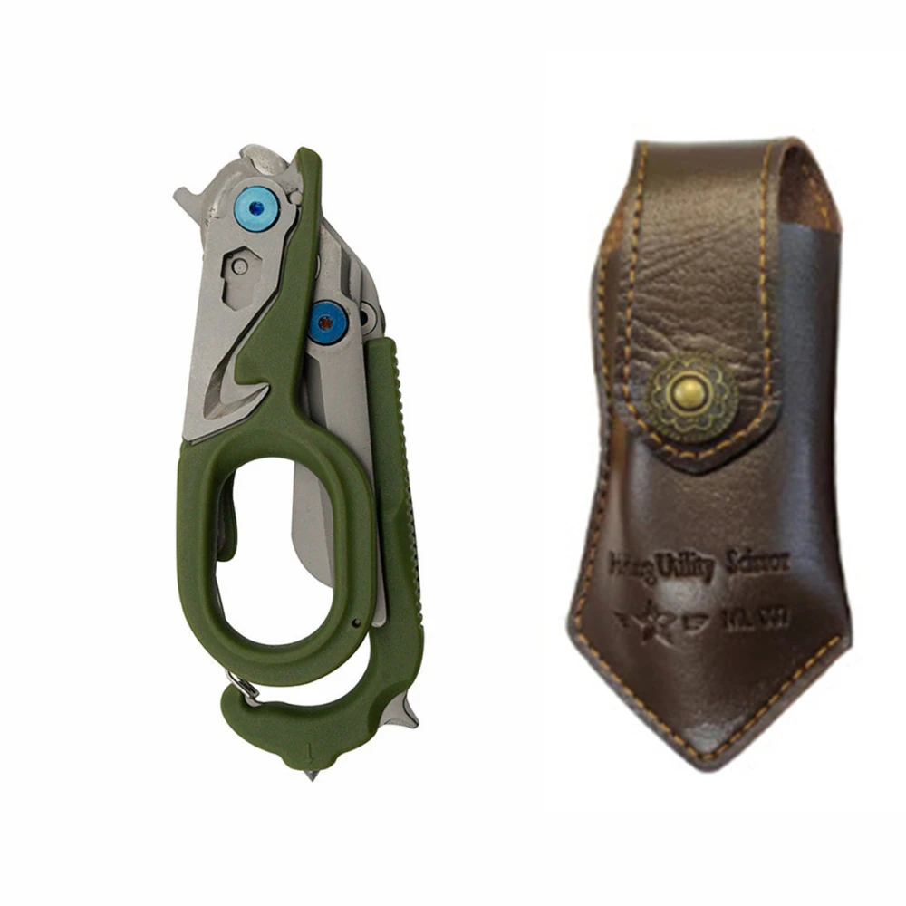 Multifunctional Tactical Scissors Folding Scissors Outdoor Survival Tool Small First Aid Scissors Rescue Multipurpose Tools 6