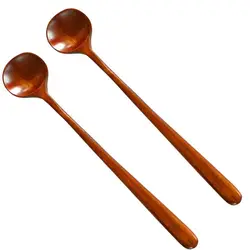 Eco-Friendly Wooden Spoon and Fork Set - Natural Tableware for Cooking (Silver)